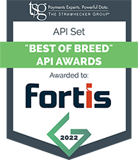 Fortis Honored in The Strawhecker Group’s 2022 API Awards - Featured Image