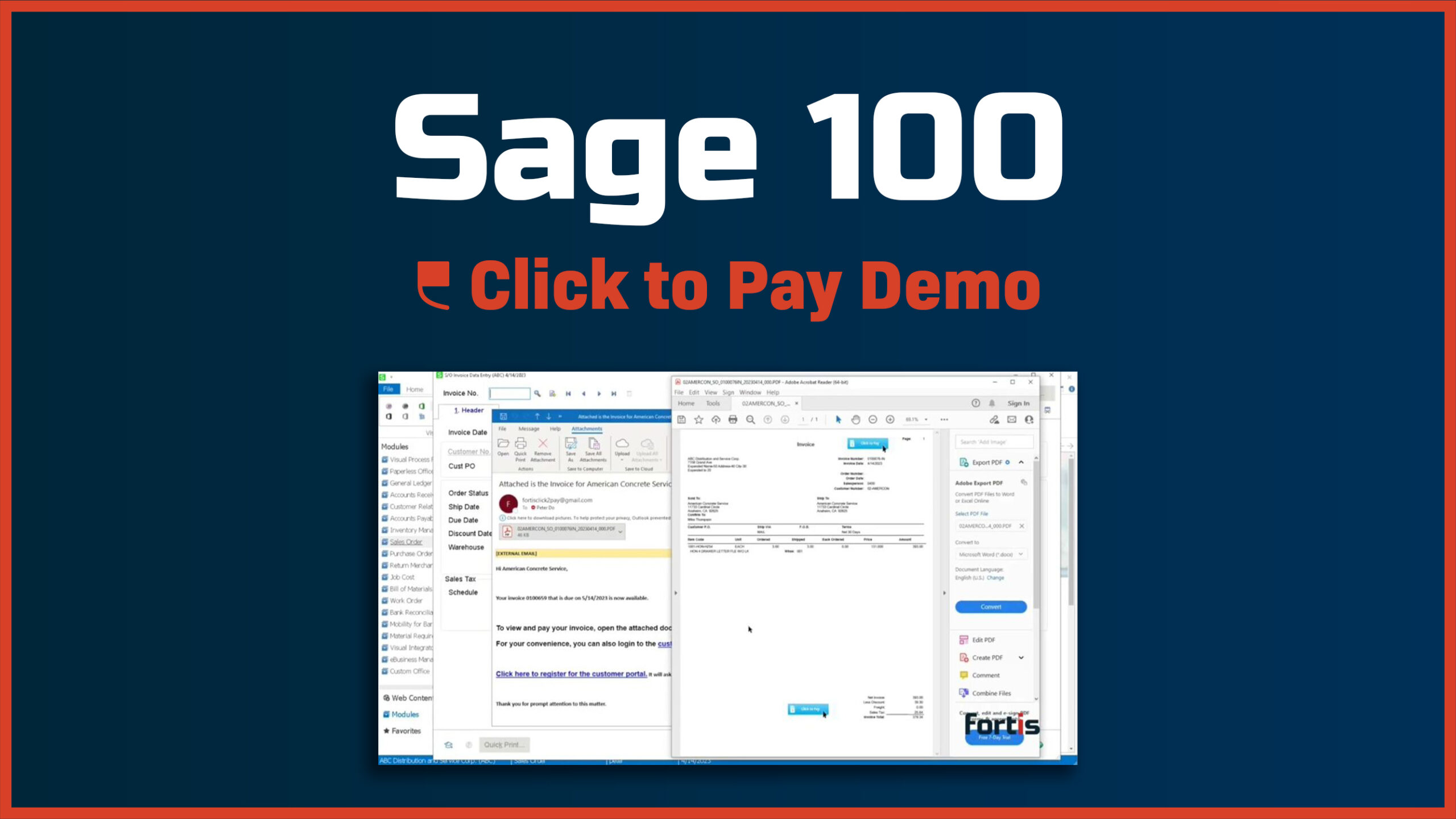 Sage 100 – Click to Pay - Featured Image