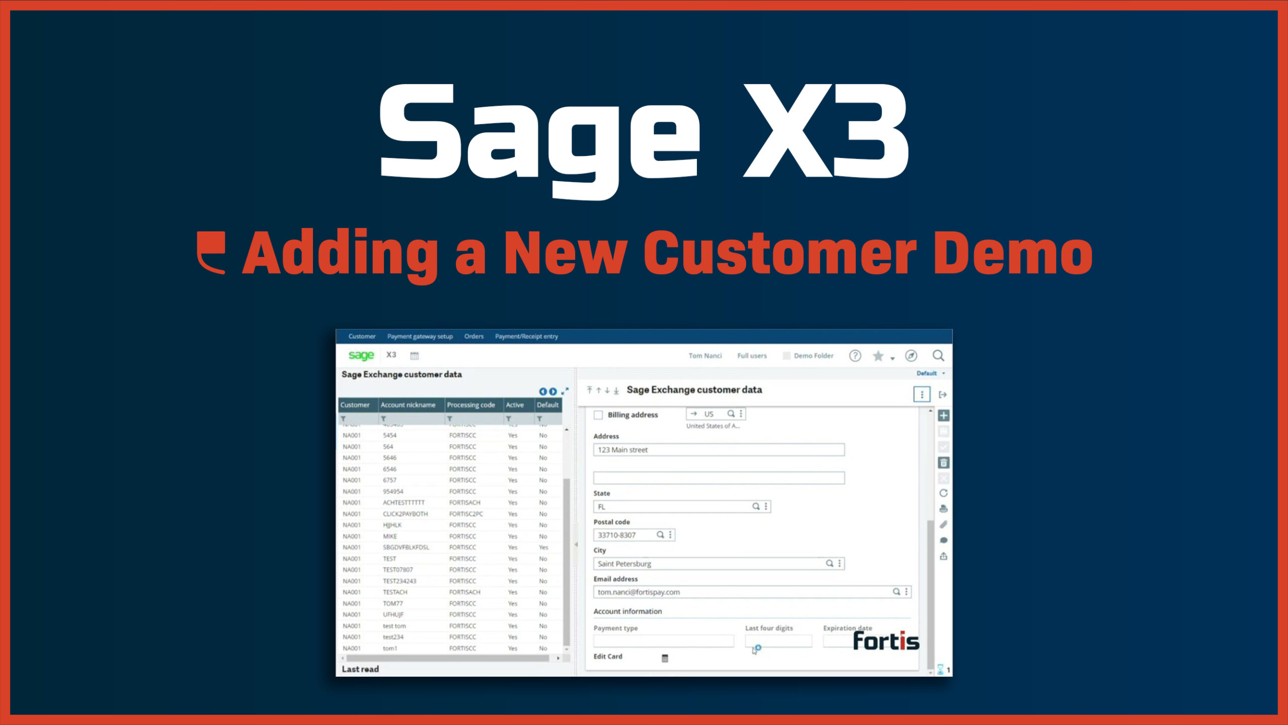 Sage X3 – Adding a New Customer - Featured Image