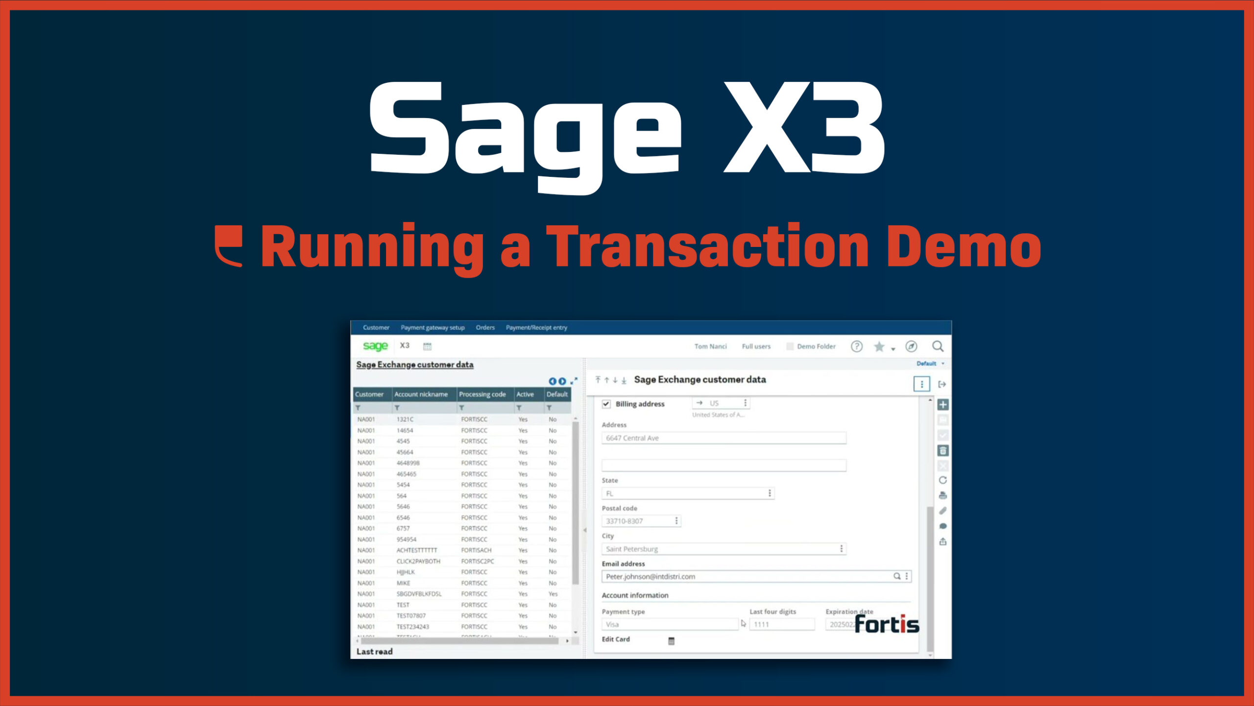Sage X3 – Running a Transaction - Featured Image