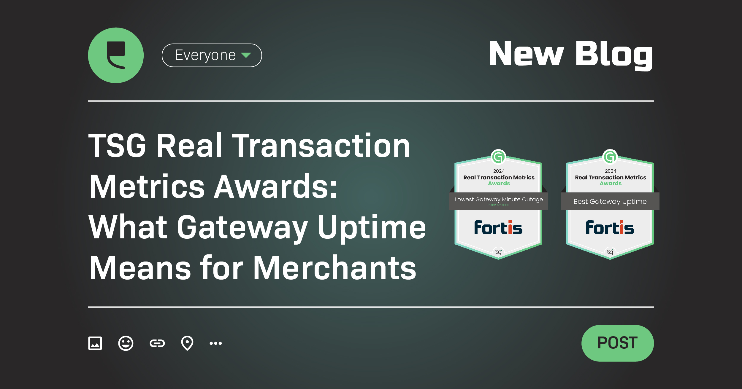 TSG Real Transaction Metrics Awards: What Gateway Uptime Means for Merchants  - Featured Image