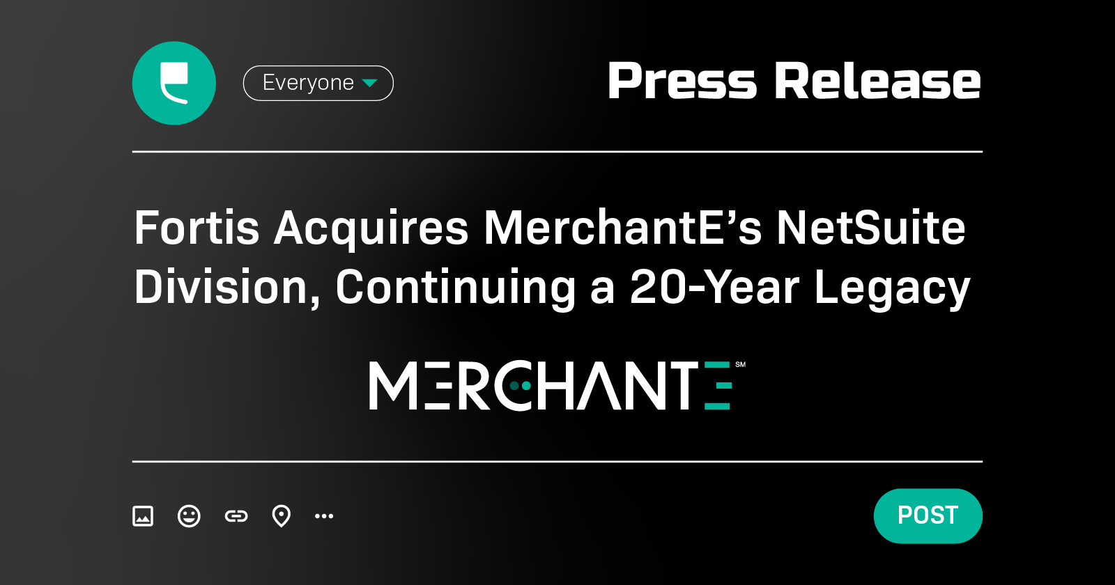 Fortis Acquires MerchantE’s NetSuite Division, Continuing a 20-Year Legacy - Featured Image