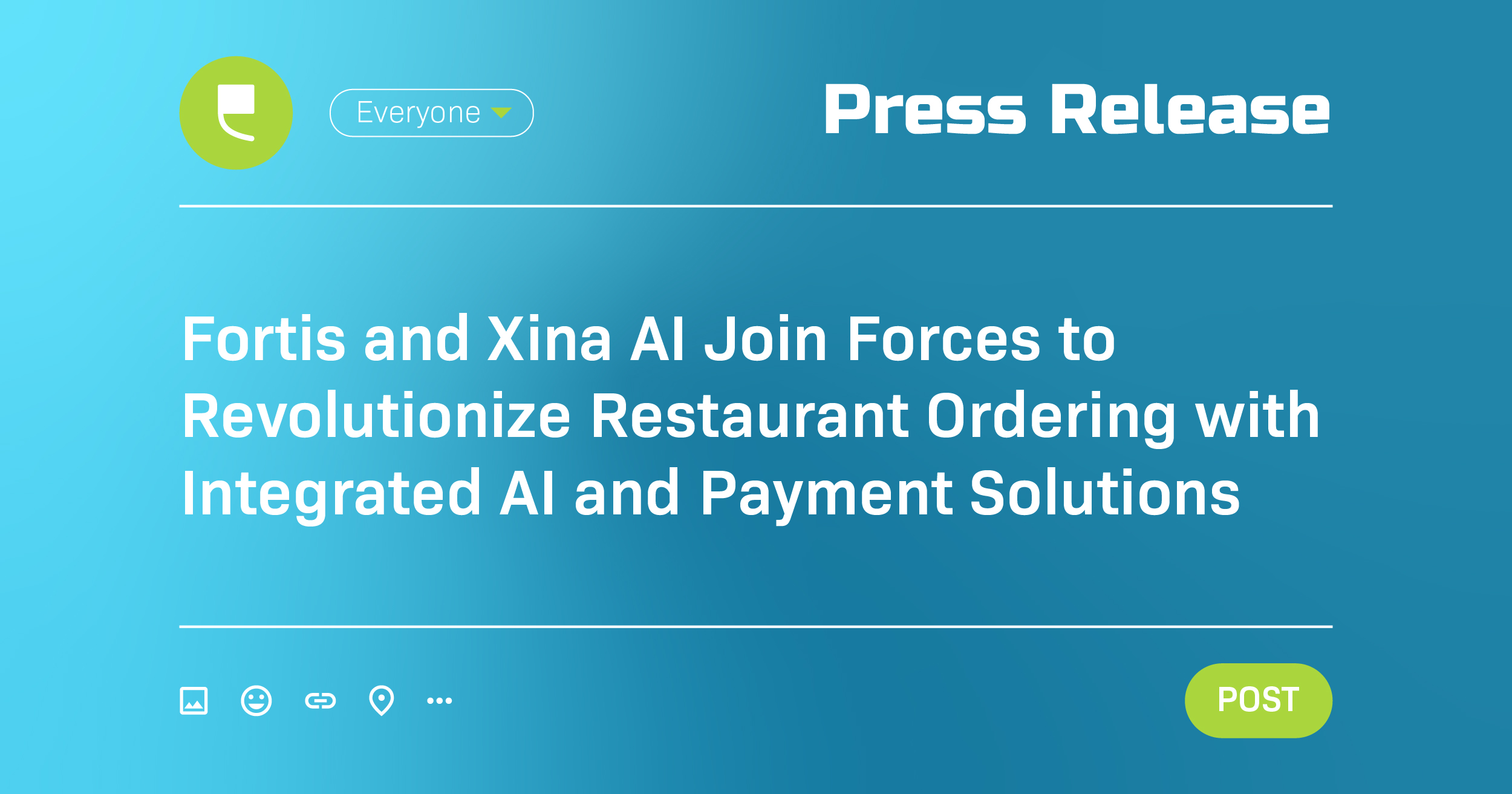 Fortis and Xina AI Join Forces to Revolutionize Restaurant Ordering with Integrated AI and Payment Solutions - Featured Image